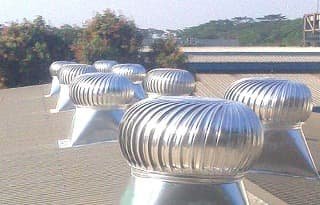 Pemasangan Turboair Turbine Ventilator proyek 54
